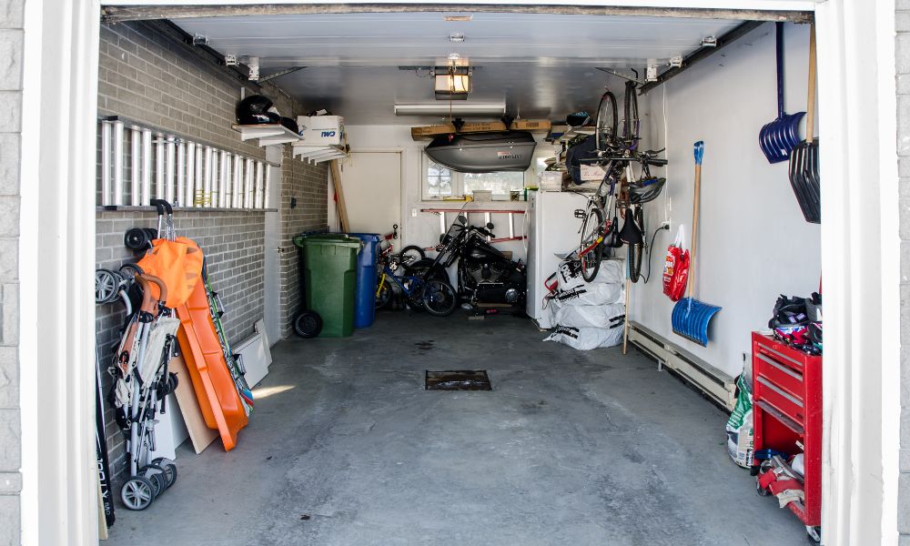 Insulated garage attic
