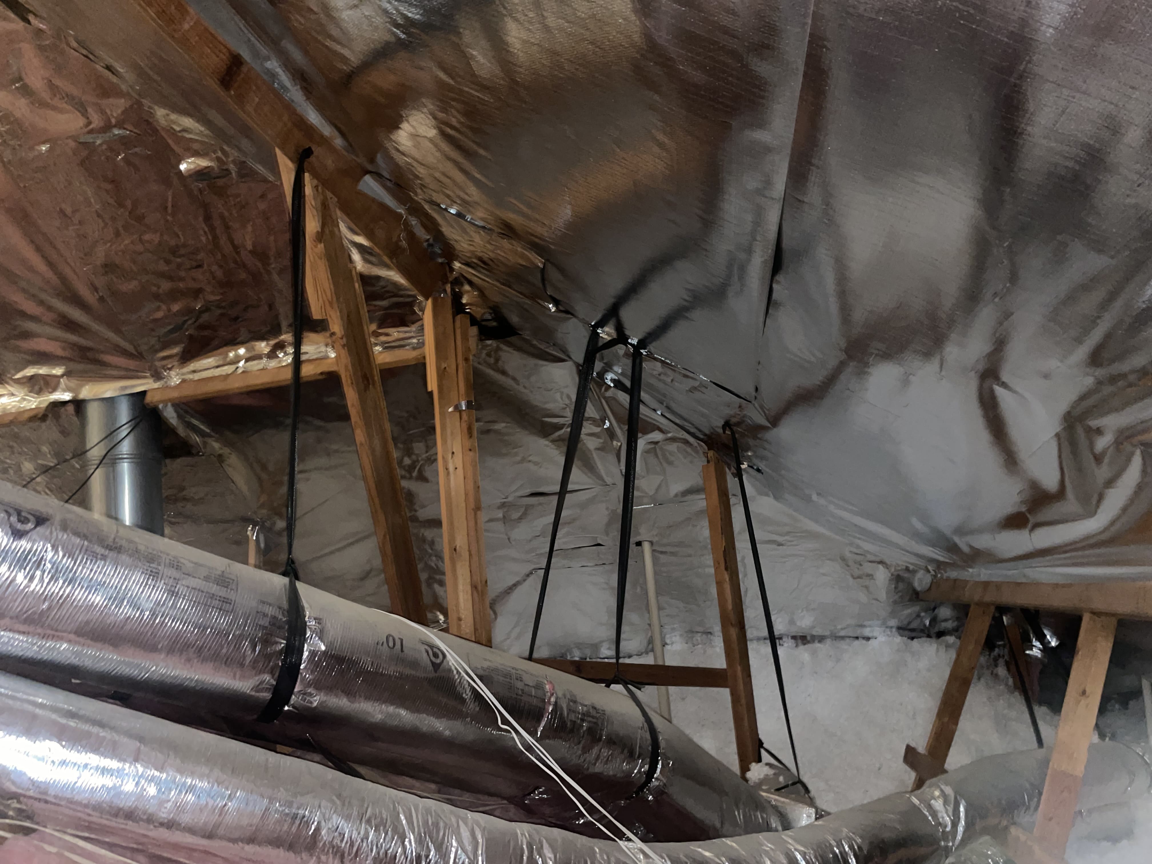 Radiant barrier compared to attic insulation